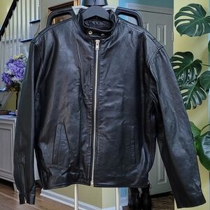 Kookie Quality Leather Men's Jacket 100% Leather Size Large